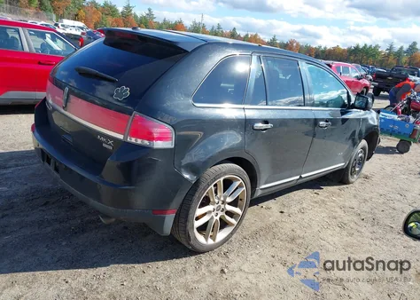 2010 Lincoln Mkx z USA, uszkodzony, nr VIN 2LMDJ8JC9ABJ30056